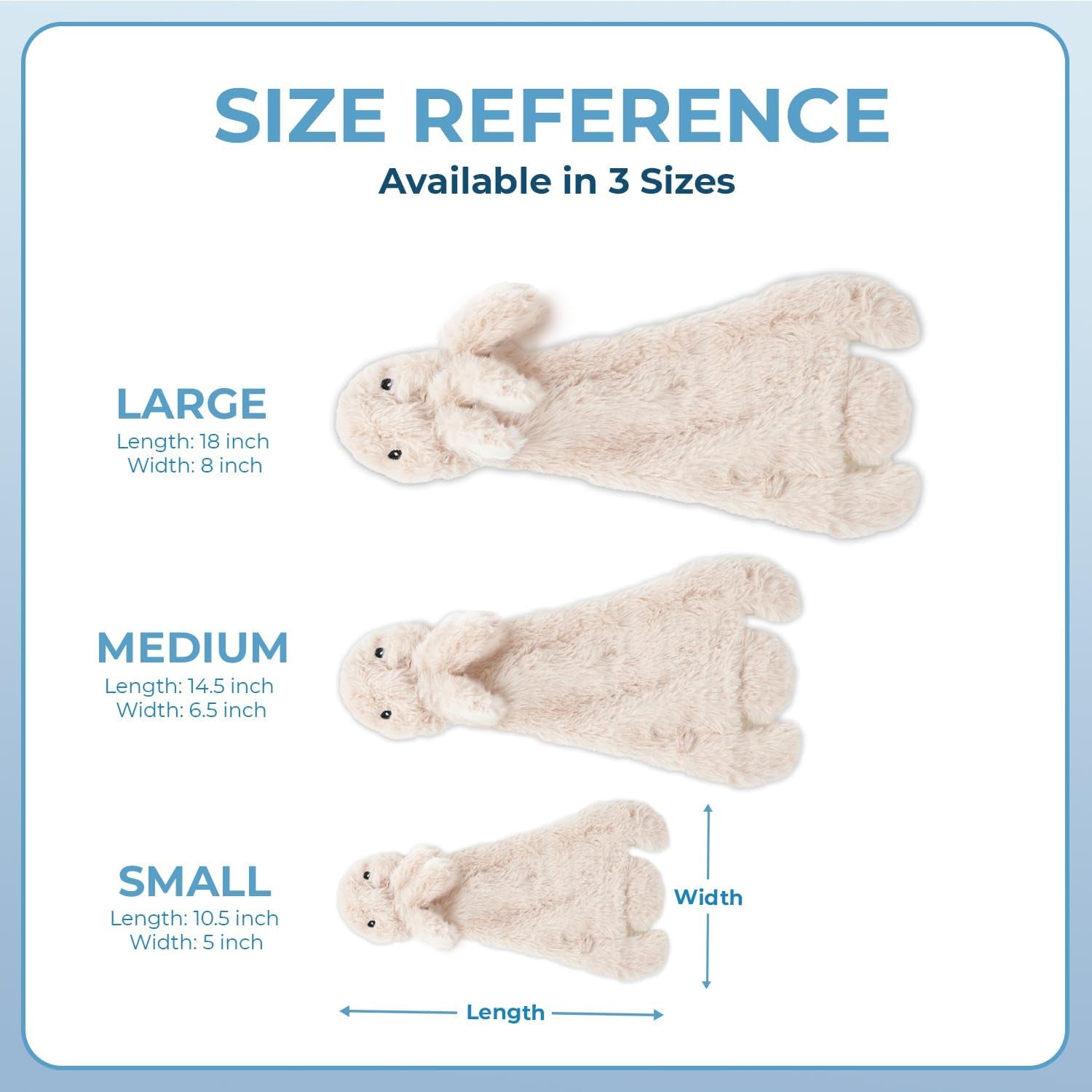 2-In-1 Stuffless Squeaky Dog Toy - Hare, Medium | No-Stuffing, 2 Built-In Squeakers, No Mess, Soft, Holds a Plastic Bottle for Added Play, Perfect for Moderate Chewers